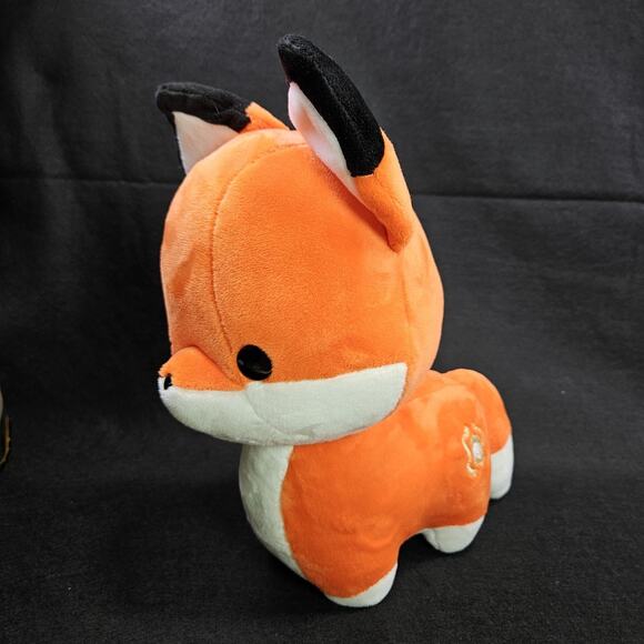 Bellzi Foxxi Orange Fox Plush 12" Kawaii Stuffed Animal Allergen Free Christmas - Picture 1 of 16